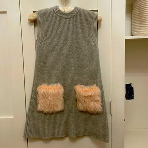 Crew cuts sweater dress